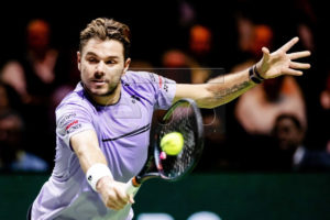 Stan Wawrinka of Switzerland during the final against Gael Monfils of France at the ABN AMRO World Tennis Tournament in Rotterdam, The Netherlands, 17 February 2019. EPA-EFE/Robin van Lonkhuijsen